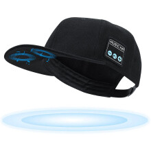 (Black) Bluetooth Hat Wireless Smart Baseball Cap With Hd Stereo Speaker For Outdoor