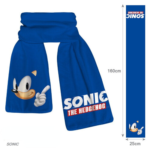 (E) NEW'C Sonic Pattern Scarf Warm Winter Neck Shawl Wrap