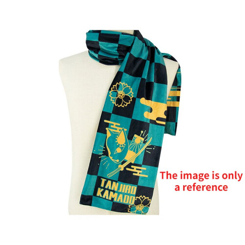 (E) NEW'C Sonic Pattern Scarf Warm Winter Neck Shawl Wrap 1