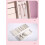 (Blue) Jewellery box with double doors 5layers waterproof 7