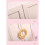 (Pink) Jewellery box with double doors 5layers waterproof 6