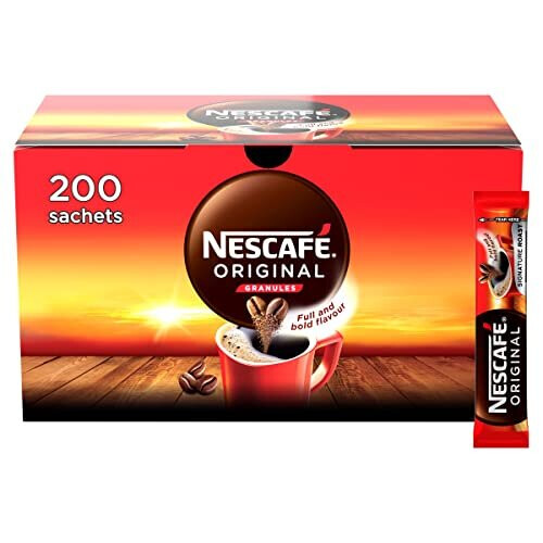 Nescafe NESCAFE Original Instant Coffee Sachets - 200 x 1.8g Sticks