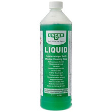 UNGER FR100 Window Cleaning Liquid Soap - Smear Free Window Glass Cleaner 1L - Economical 1:100 Mixing Ratio for 100 litres of Liquid