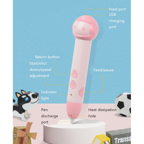 (pink) New 3D three-dimensional painting Doodle pen 1