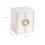 (Off-white) Jewellery box with double doors 5layers waterproof 9