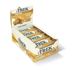 TREK High Protein Flapjack Original Oat - Gluten Free - Plant Based - Vegan Snack - 50g x 16 bars