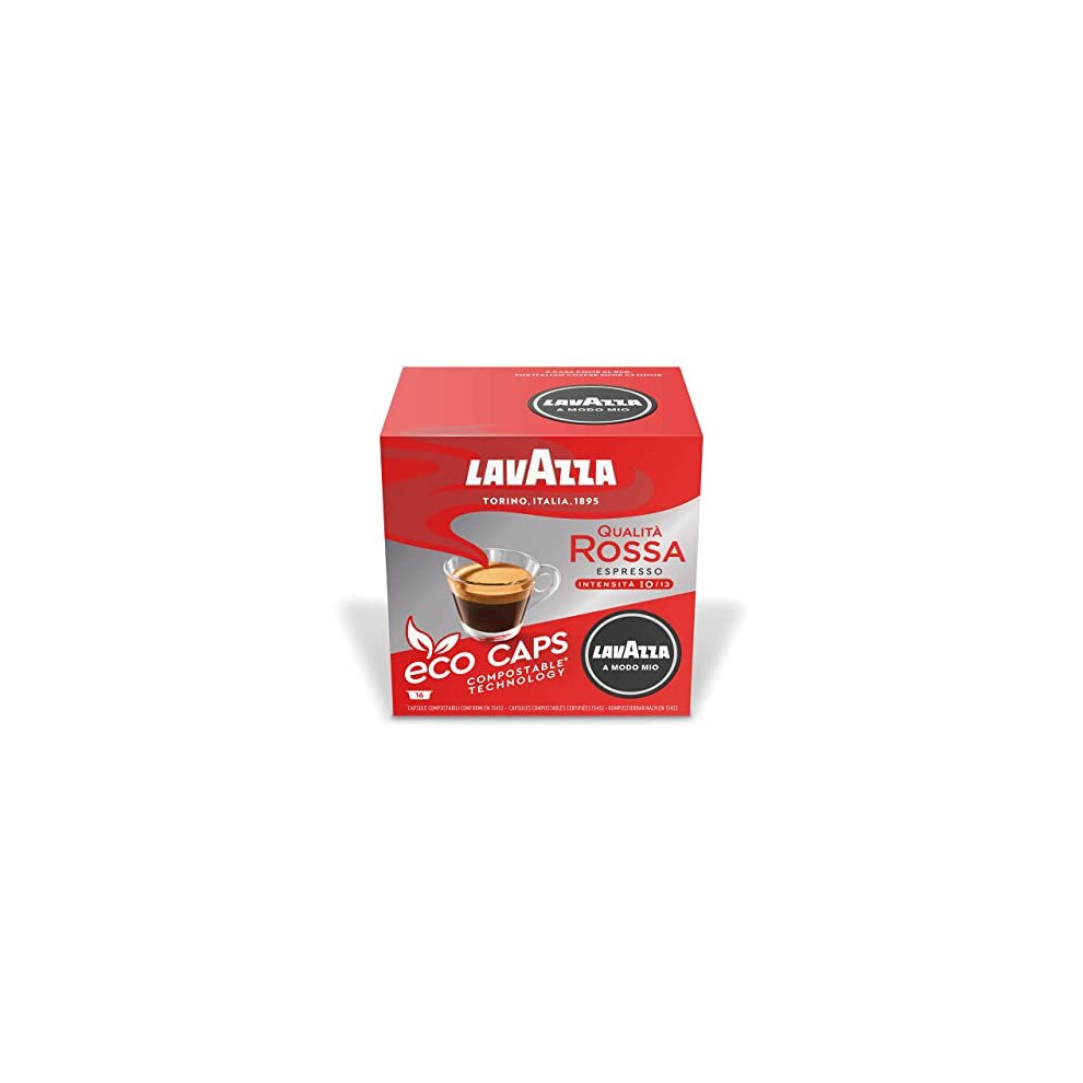 Lavazza A Modo Mio Rossa Coffee Capsules (5 Pack of 16)