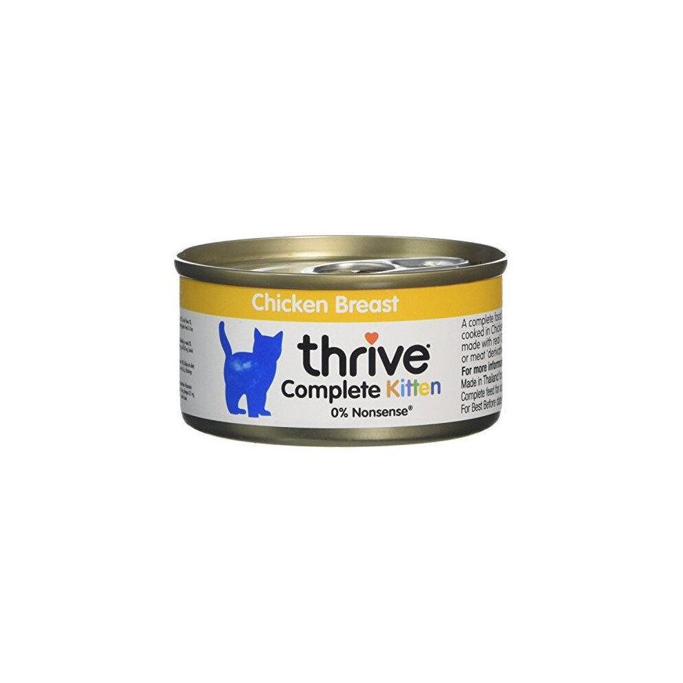 thrive Kitten 100% COMPLETE - CHICKEN (pack of 12)