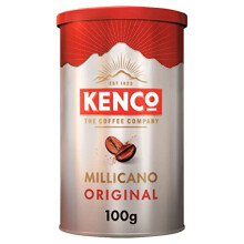 Kenco Millicano Original Instant Coffee 100g (Pack of 6 Tins, Total 600g)