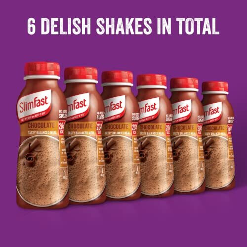 SlimFast SlimFast Ready To Drink Chocolate Flavour Shake, 6 x 325ml 1