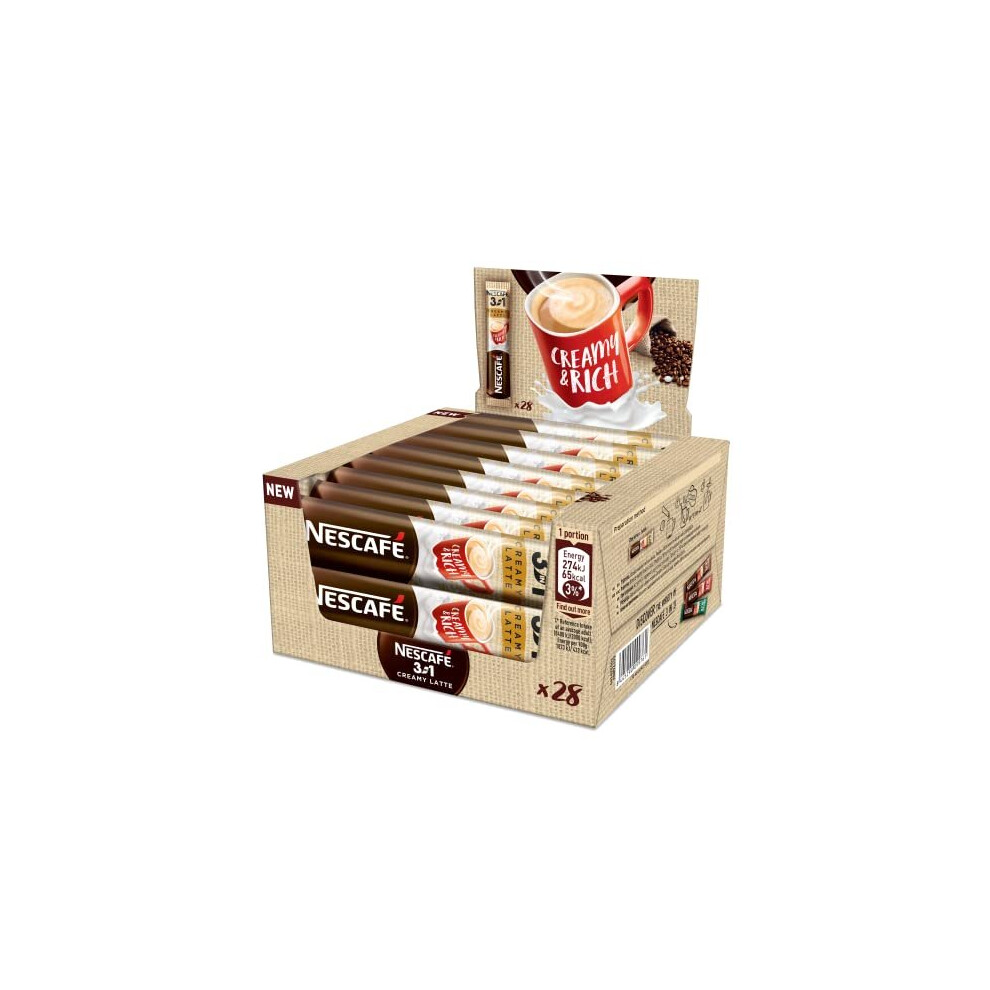 NESCAFE 3in1 CREAMY 60 SACHETS (17.5 g/sachet) EU MADE LONG DATE FRESH STOCK INSTANT COFFEE