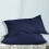 (Navy Blue, 2 x Pillow Cases) Plain Duvet Quilt Cover Bedding Set Microfiber Plain Pillowcases Pair 2