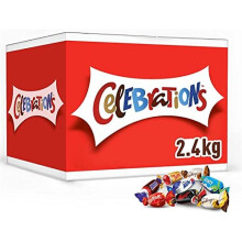 Celebrations Chocolate Bulk Box, Chocolate Gift, Valentine's Chocolate, Valentine's Day Date Night, 2.4kg