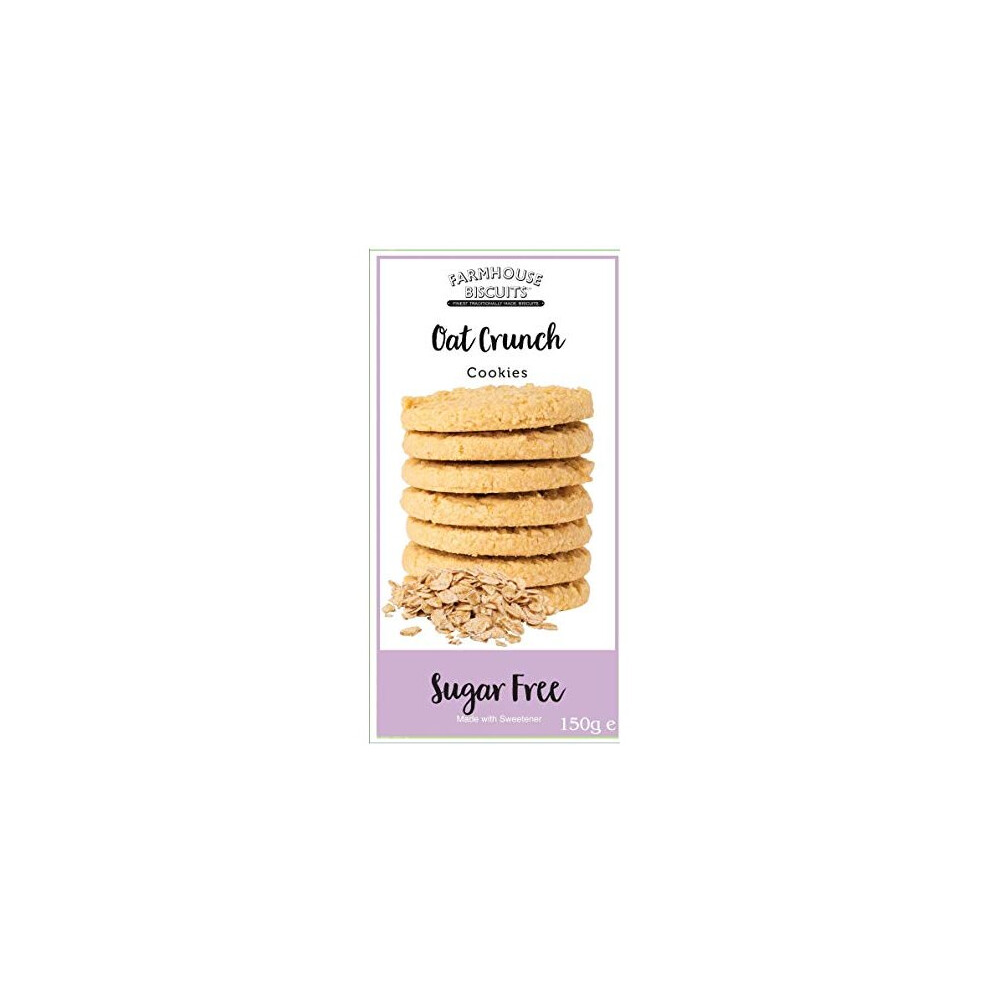 Farmhouse Biscuits - Sugar Free Oat Crunch Biscuits ( Pack of 3 )