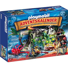Playmobil 70322 Pirates Advent Calendar with Cannon and Treasure, for Children Ages 5+