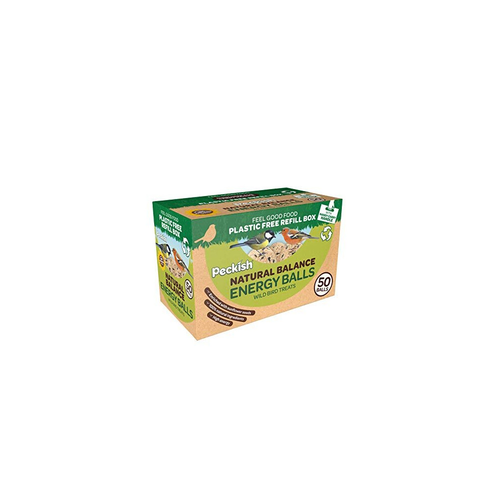 Peckish Natural Balance High Energy Fat Balls for Wild Birds - 50 fat ball Box