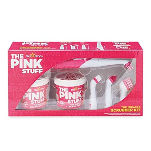The Pink Stuff Paste Sonic Scrubber Set Scrubber Tool With 4