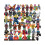 48PCS DC Marvel Superheroes Minifigures Παιχνίδια Fit Lego 1