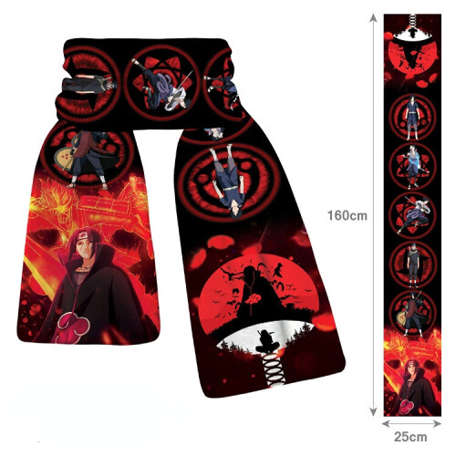 (K) NEW'C Naruto Pattern Scarf Warm Winter Neck Shawl Wrap