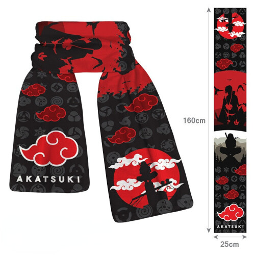 (F) NEW'C Naruto Pattern Scarf Warm Winter Neck Shawl Wrap