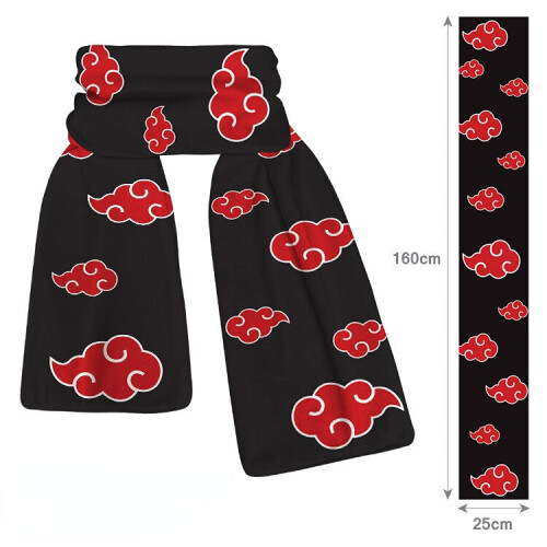 (D) NEW'C Naruto Pattern Scarf Warm Winter Neck Shawl Wrap