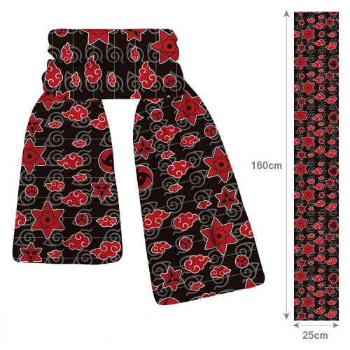 (L) NEW'C Naruto Pattern Scarf Warm Winter Neck Shawl Wrap