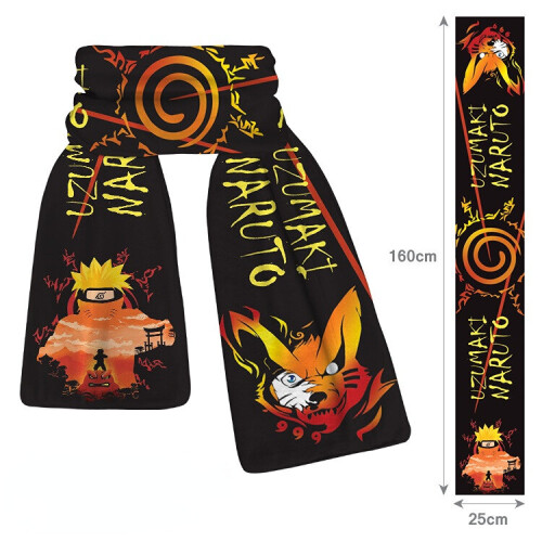 (G) NEW'C Naruto Pattern Scarf Warm Winter Neck Shawl Wrap
