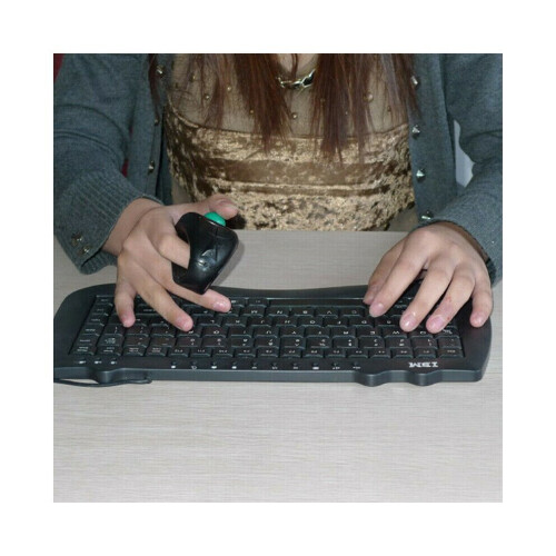 USB Wireless PC Laptop Finger HandHeld Trackball Mouse 2