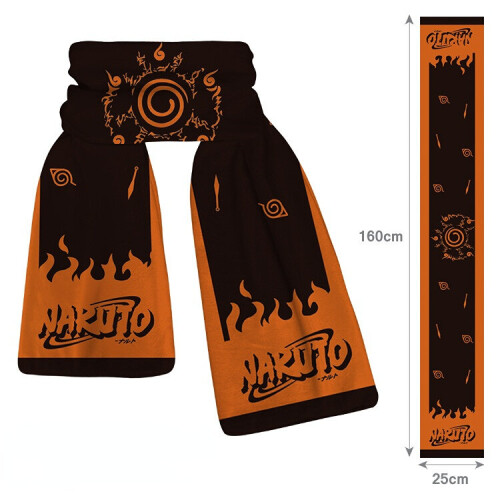 (O) NEW'C Naruto Pattern Scarf Warm Winter Neck Shawl Wrap