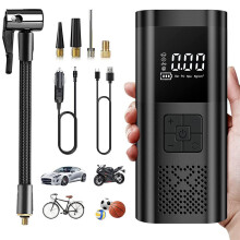 150PSI 6000mAh Digital Auto Fahrrad Inflator Pumpe Luftkompressor Reifen USB
