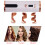 (White) Hair Curler Automatic Rotating Cordless Curl Tong 2
