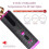 (White) Hair Curler Automatic Rotating Cordless Curl Tong 5