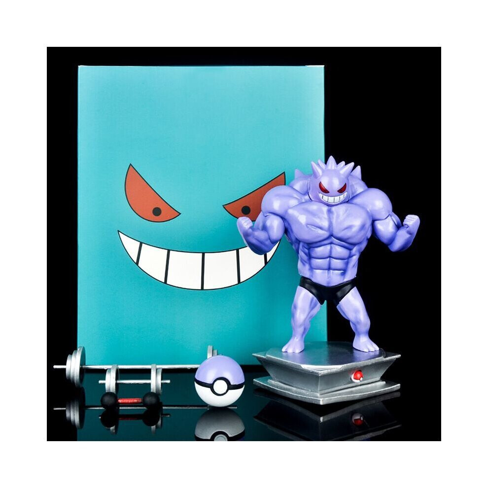 (Gengar) Pokemon Action Figured Muscle Model PokÃ©ball Toys