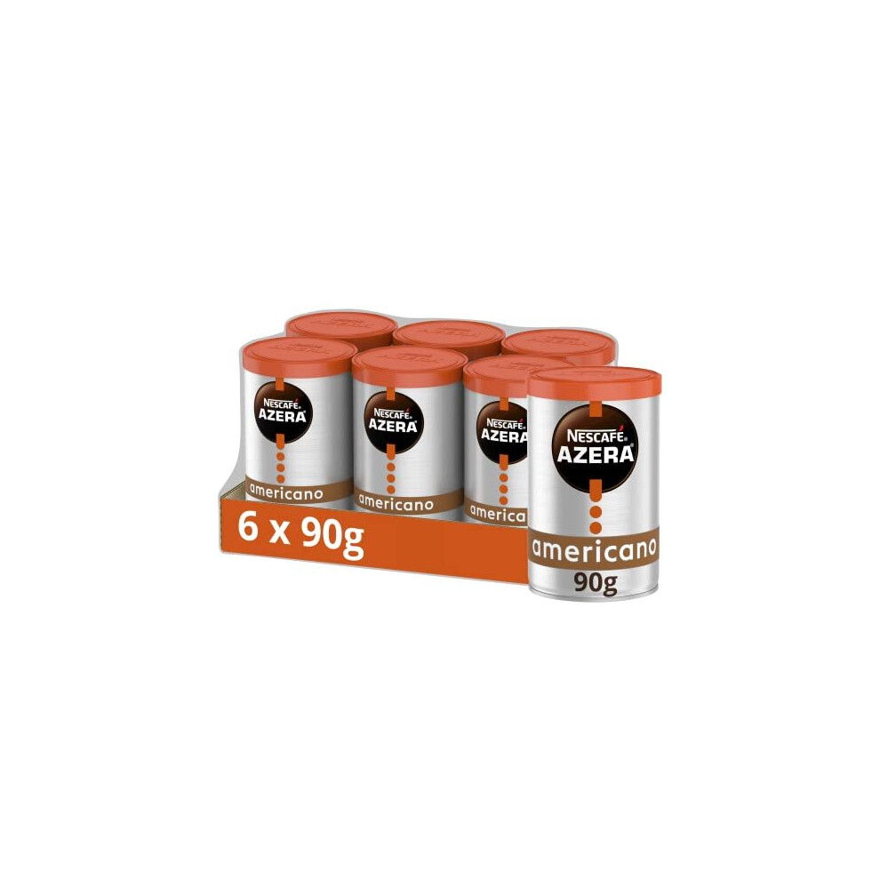 Nescafe Azera Americano Instant Coffee, 90 g (Pack of 6) (Packing may vary)