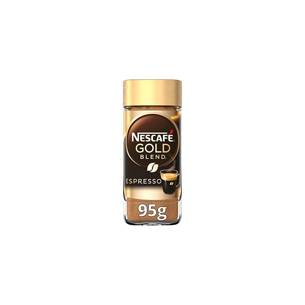 Nescafe Gold Blend Espresso Instant Coffee (Pack of 6 x 95g)