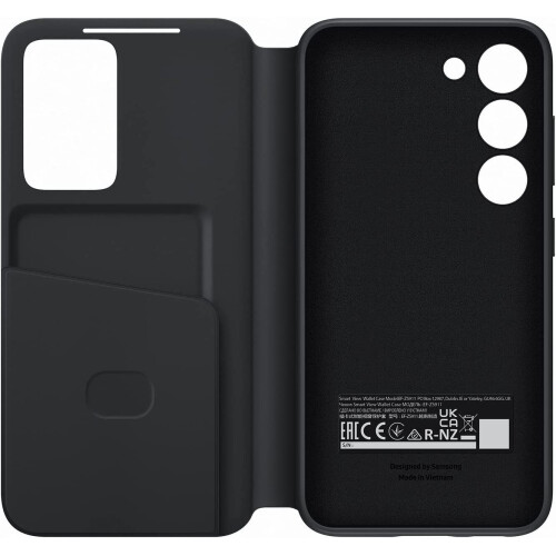 Samsung Genuine Samsung Galaxy S23 Smart Clear View Wallet Case - Black 1