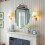 (L9(800X630mm)) Decorative Scalloped Wall Mirror Frameless 1