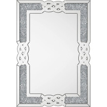 (M(900X600mm)) Decorative Mirror Wall-Mounted with Diamond
