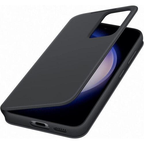 Samsung Genuine Samsung Galaxy S23 Smart Clear View Wallet Case - Black
