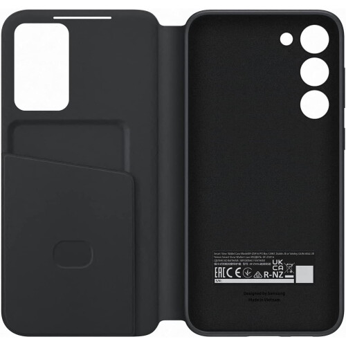 Samsung Genuine Samsung Galaxy S23+ Smart Clear View Wallet Case - Black 1