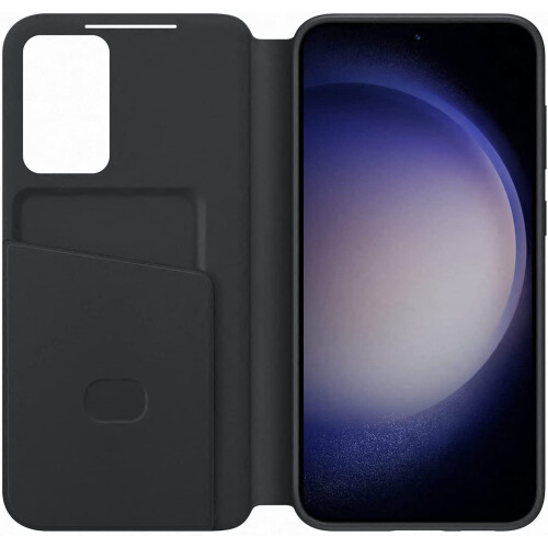 Samsung Genuine Samsung Galaxy S23+ Smart Clear View Wallet Case - Black 2