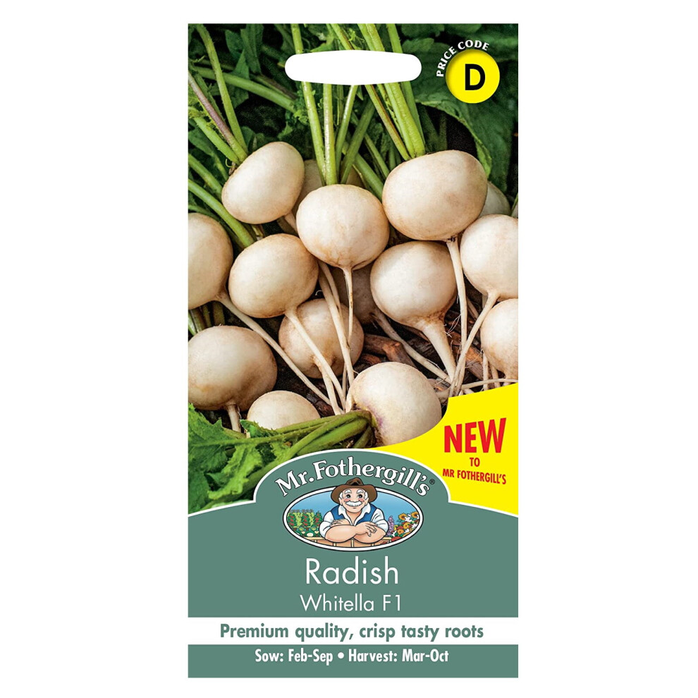 Radish Seeds Grow Your Own Garden Vegetables Whitella Mr Fothergill's