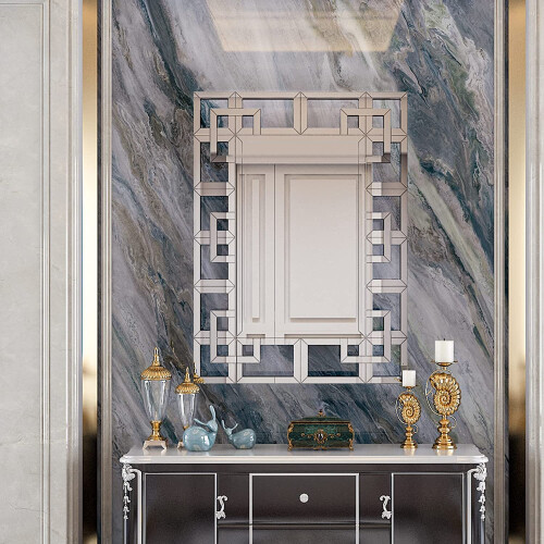Decorative Wall Art Mirror Grecian Venetian Mirror Horizontal Vertical 2
