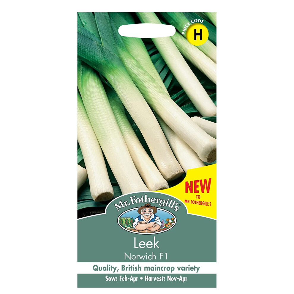 Leek Seeds Grow Your Own Garden Vegetables Norwich F1 Mr Fothergill's