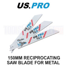 US PRO Tools 5 X 150MM Reciprocating Saw Blade For Metal US922BF 9135