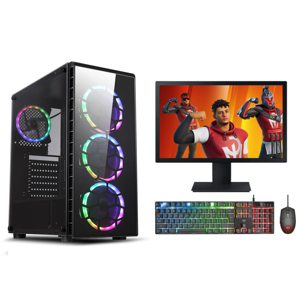 FCS Gaming PC Full Setup Intel Core i5 16GB RAM 1TB GTX1050TI