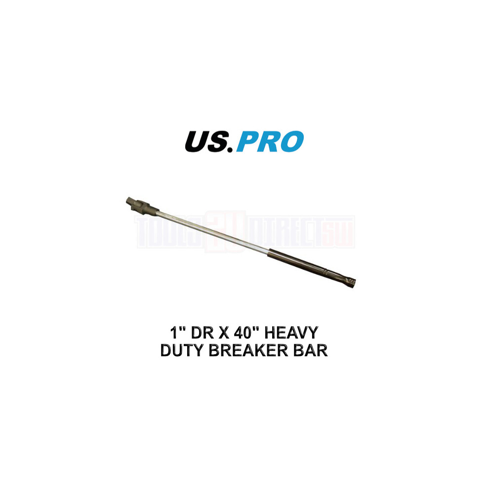 US PRO Tools 1" dr X 40" Heavy Duty Breaker Bar, Knuckle, Power 1590