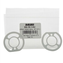 DeVilbiss SN-18-1-K2 GTI/PRI/Lite Pro Guns Spray Paint 2 x Head Seals