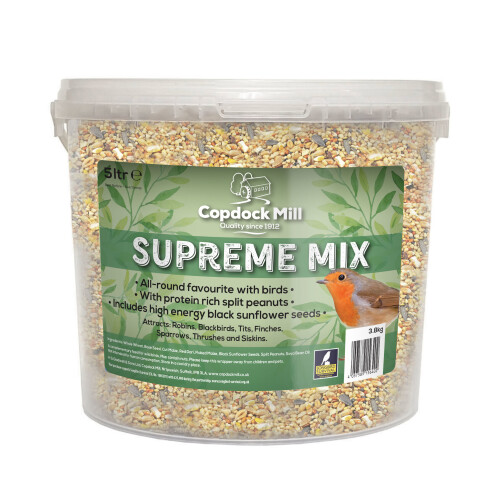 Copdock Mill Wild Bird Mix Supreme Tub 5Ltr