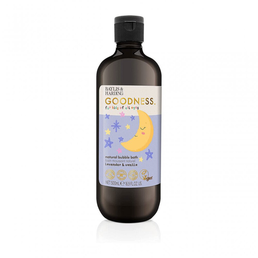 Baylis and Harding Goodness Kids Lavender & Vanilla Natural Bubble Bath, 500ml